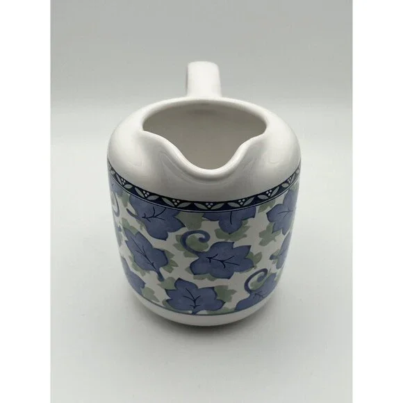 Pfaltzgraff Blue Isle 14 oz Creamer 10 oz Sugar Bowl Lid Set 1997 NEW IN BOX - Picture 6 of 12